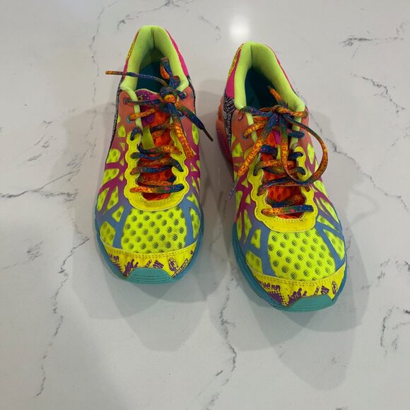 Asics Gel-Noosa Tri 9 Women’s Size 8.5 Multicolor T458N Triathlon Running Shoes - Picture 5 of 10